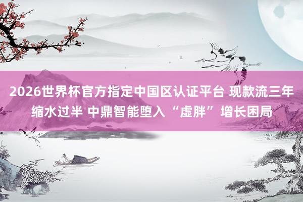 2026世界杯官方指定中國區(qū)認證平臺 現款流三年縮水過半 中鼎智能墮入 “虛胖” 增長困局